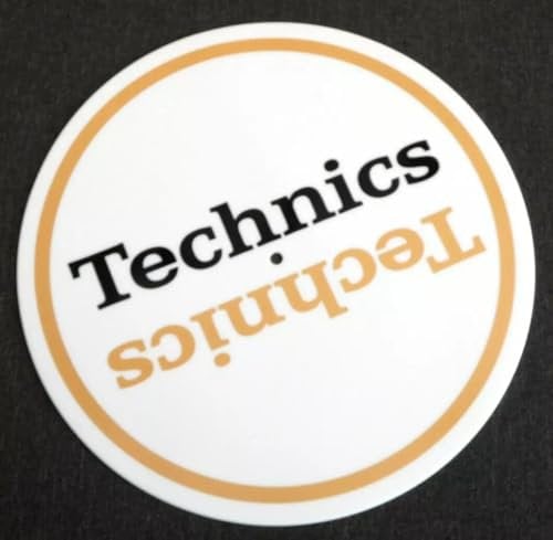White Rubber Slip Mat Suitable For Use With Technics SL-1210 MK7 - MK2 DJ Vinyl Record Player Turntable