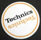 White Rubber Slip Mat Suitable For Use With Technics SL-1210 MK7 - MK2 DJ Vinyl Record Player Turntable