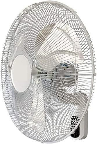 ELDFLRURB Wall-mounted Adjustable Tilt Industrial Fan, 20 Inches, Commercial Fan, Industrial High-power Fan, 90 Degree Oscillation, 7 Speed Settings, Adjustable Tilt(White)
