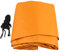 BCOATH 1Stk Outdoor-Markise campingzubehör Camping Sachen Camping Supplies Triangular Awning Terrassenüberdachung Markisenabdeckung Segeltuch Outdoor-Schutzdach Sonnensegel Stoff Orange