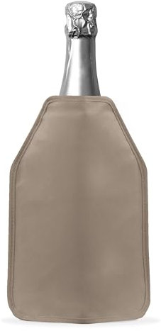 WD Lifestyle Flaschenkühler, weich, 15,5 x 22,5 x 2 cm, Farbe Beige