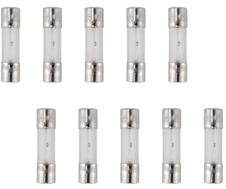 Diheohg 10 Stk. 250V 3A Glassicherungen 5mm x 20mm
