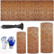 Clôture en Bambou Naturel,Cache Vue Jardin Privé,Canisse Bambou Fendu Imperméable,Paravent Balcon Bambou avec Attaches,Natte en Roseau Facile À Installer pour Exterieur Terrasse Maison(100x1000cm)