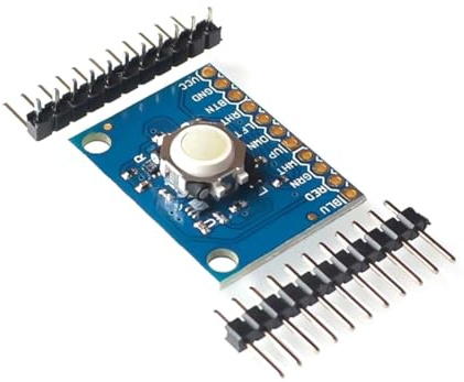 Leprera 1 Stück ICSH044A Fünf-Tasten-Navigationstastenmodul 2,5 V - 5,25 V für Trackball Breakout Board-