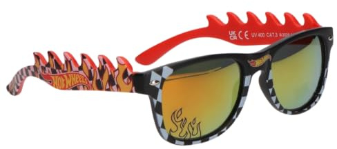 Hot Wheels Premium-Sonnenbrille für Kinder – Premium Hot Wheels Sonnenbrille für Jungen und Mädchen im Sommer, Spaziergang und tägliche Freizeit
