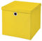 CM3 1 Stück Gelb Faltbox 33 x 33 x 33 cm Aufbewahrungsbox faltbar mit Deckel