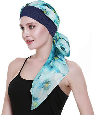 FocusCare Chemo Kopfbedeckung für Frauen Krebs Schals Haarausfall Turbane