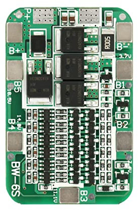 6S 18650 Battery Board PCB 15A 22V 24V Charging Board