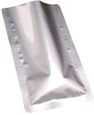 Cabilock 100 Stücke Alubeutel Geschenkbeutel Lebensmittelbeutel Mylar Vakuumbeutel Frischhaltebeutel Aluminiumfolie Beutel für BBQ Braten Blumen Tee Lebensmittel Tasche