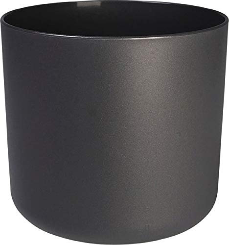 elho B.for Soft Small Plant Pot Indoor Home Decorative Flower Succulent Cactus Herb Planter (Ø 16cm, Anthracite)