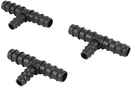 Cector de la Manguera Außendurchmesser 20 mm bis 16 mm Barbed Reduzierung Tee Garten Wasserschlauch Splitter Bewässerung-Rohr-Schlauch Drei-Wege-Kupplung Adapter 10Pcs