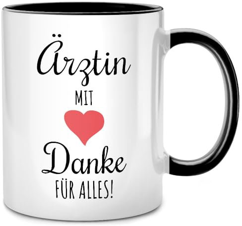 Ärztin mit Herz Danke für Alles Tasse Arzt Geschenk, Kinder Arztpraxis, Examen Büro, Beste Kollegin, Ideen Geschenke, Lieblingskollegin Geschenkidee