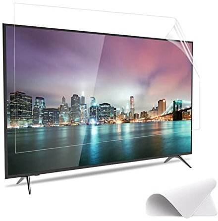 Film de protection d'écran TV anti-reflet/anti-rayures - Filtre de moniteur anti-lumière bleue de 75 à 85 pouces pour LCD LED Plasma HDTV - Pas de bulles, réduit la fatigue oculaire/HD / 85inch 190