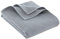 NESILY® Premium Tagesdecke 150×200 cm – Sofa Überwurfdecke – Waffelmuster – Bettüberwurf – Bettdecke für Schlafzimmer – Waffelpique Decke – Bettdecke - Waffeldecke (Grau)