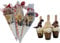 Dinosaur Cone Handmade Gift Set of 3 Hot Chocolate Stirrers Spoons Stick for Chocolate Lovers