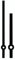 Minutenzeiger, Zeigerpaar Euronorm, Balken, Schwarz, 10 Stück, Länge: 78 mm