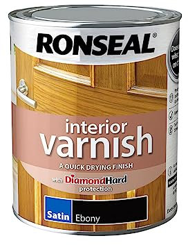 RONSEAL Interior Varnish Ebony Satin 750ML