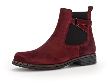 Gabor Damen Chelsea Boots 34.670 Stiefeletten, Frauen Stiefel Wechselfußbett Best Fitting Rauleder Blockabsatz 3 cm Halbschaft Normale Weite F Reißverschluss