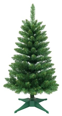 Small Christmas Tree 3FT Artificial Desktop Xmas Tree for Holiday Decor 160 Branch Tips,Green