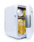 ARTECH Mini Fridge 4 Litre - 6 Can Portable AC+DC Power Cooler & Warmer | Mini Coolers for Food, Drinks, Cosmetics/Makeup/Skincare | Quiet Refrigerator for Home, Bedrooms, Cars, Offices, Travel