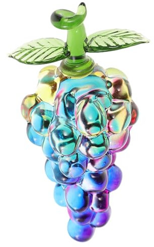OSALADI Pfirsichornamente Trauben Obst -Briefbeschwerer basteln kristallfruchtskulptur kristallfruchtornament Desktop-Dekoration Fruchtdekor dekorative Frucht Partyzubehör Mini Partybedarf