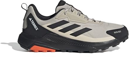 adidas Men's Terrex Anylander RAIN.RDY Hiking Shoes, Beige/core Black/Orange, 8.5 UK