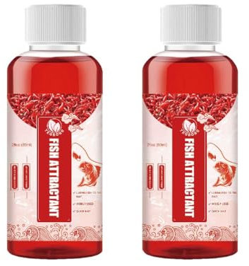 XINYIN Angeln Lockstoff Enhancer Angler Angelausrüstung Hohe Konzentration Natürliche Köder Duft Fisch Lockstoffe Für Köder Rote Flüssigkeit