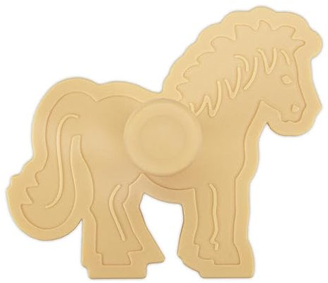 Städter Präge-Ausstecher Pferd 8,0 cm Beige