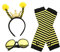 LIFKOME 1 Set Bienen Stirnband Brille Bienen Design Oversleeve Party Stirnband Bienen Haarreifen Bienen Festival Requisite Festival Haarreifen Bienen Haarbänder Bienen