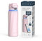 BOOST Smart Water Bottle with Reminder to Drink Water & Tracker Bottle - Double Wall Vacuum Insulated Water Bottle Stainless Steel, Wide Mouth 32 oz Water Bottles, Ideal for Gift - Pink
