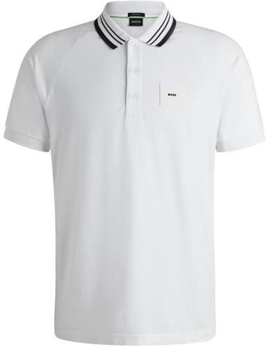 BOSS Paddy Rib 10270236 01 Shirt White100 XS