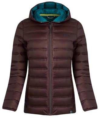 Weird Fish Eshka Lightweight Padded Jacket Mulled Wine Size 18