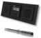 Gira Unterputz IP Internetradio 232003 + Bluetooth Komplett-Set mit 2 x Lautsprecher - E2 schwarz matt mit 3fach Rahmen Gira 021309 inkl. EBROM Phasenprüfer zur Montage der Geräte