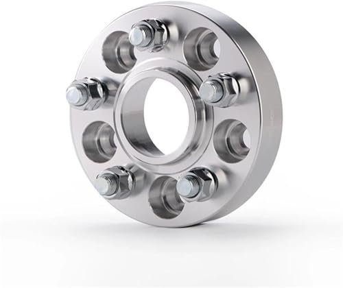 FKHBZM Langlebiges Zubehör 2 Stück Radverbreiterungs-Abstandshalter-Adapter PCD 5x120 CB 74,1 Mm Felgenabstandshalter Für B&MW X5 X6 F15 F16 Geschmiedete Aluminiumlegierung(Silver 35mm)