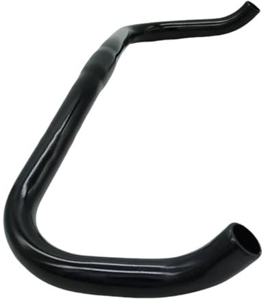 KESOTO Fahrradlenker 260 mm, MTB-Lenker aus Aluminiumlegierung, leichter Fahrradlenker Riser, Bullhorn Lenker Fahrradzubehör ideal für MTB, Citybike und Pendlerrad, Schwarz
