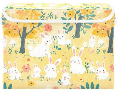 famyily Parents' Day Rabbit Stackable Storage Bins Organizers And Storage With Lid for Shoe Bedroom