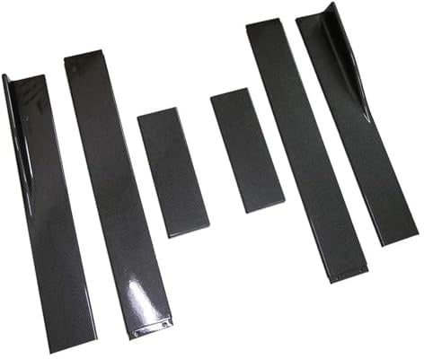 78,7 “/ 86,6” Universal Seitenschweller Für Mercedes Für Benz W205 W204 Verlängerung Splitter Schürze Winglet Seitenpedale(86.6in Carbon Look)