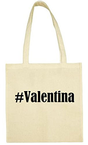 Reifen-Markt Tasche #Valentina Größe 38x42 Farbe Natur Druck Schwarz