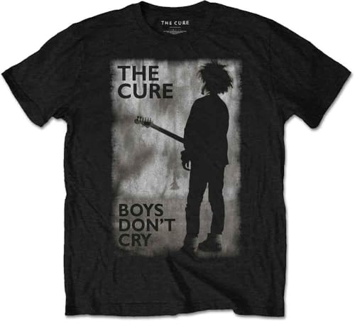 Rockoff Trade Men's The Cure Boys Don't Cry T-Shirt, Black, Xx-Large