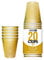 Pack de x20 Original Gold Cups Officiels | Gobelets Américains 53cl Dorés Or | Beer Pong | Qualité Premium | Gobelets en Plastique Réutilisables | Lavables Main et Lave-Vaisselle | OriginalCup®