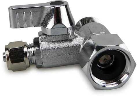 Aqualogis Hebelbetätigtes T-Stück mit Absperrventil 3/4 x 3/4 x 1/4 PF