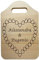 TAGLIERE DECORATIVO in legno personalizzato con cuori e nomi Idea regalo originale Bomboniera matrimonio