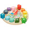 FISHER-PRICE WOOMAX 48814 Pädagogische Armbanduhr, Naturholz, Spielzeug zum Lernen der Uhrzeit, 3 Jahre
