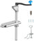 Lifancy Commercial Can Opener, 18 Old Reliable Manual Can Opener with Plated Steel Base for Cans, Heavy Duty Industrial Can Opener,Screw Down Base, Ergonomic Handle,Built-in Blade x 2