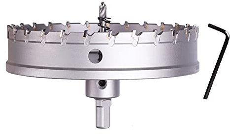 SYDARSYN Hartmetall-Lochsägen-Bohrer 150mm TCT Lochsäge Lochschneider für Edelstahlblech, Blech, Kunststoff
