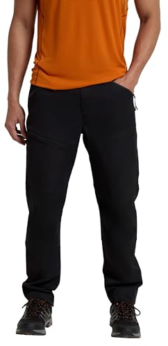 Mountain Warehouse Jungle Mens Trekking Trousers - Water-Resistant, UV Protect, Elastic Waistband, Bottoms - Spring Summer, Hiking & Outdoor