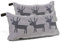 Jokipiin Premium Saunakissen 40 x 22 cm - 100% Made in Finland - Reisekissen Ökotex Leinen Baumwolle Sauna Kissen Kopfstütze Wellness Nackenstütze Lieblingskissen Kopfstütze (2x Die 3 Rentiere)