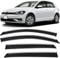 XXXLION 4 pcs Car Wind Deflectors For VW Golf 7 MK7/MK7.5 2014-2019 Window Door Weather Wind Deflector,Rain Deflector Stick-On Deflectors