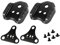 Juego De Calas De Pedal,Asudaro Convertidores De Zapatillas De Bicicleta Tacos De Bloqueo para Pedales De Bicicleta Taco De Pedal De Bicicleta De LiberacióN RáPida Adaptador De Zapatos De MTB