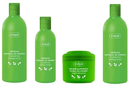 Auto-schmuck ® Ziaja Kosmetik Sets, Gesichtscreme, Tagescreme, Nachtcreme, Augencreme, Gesichtswaschgel, Handcreme, Körperbutter, Körpermilch, Körperbalsam, (Olivenöl Haar Set)